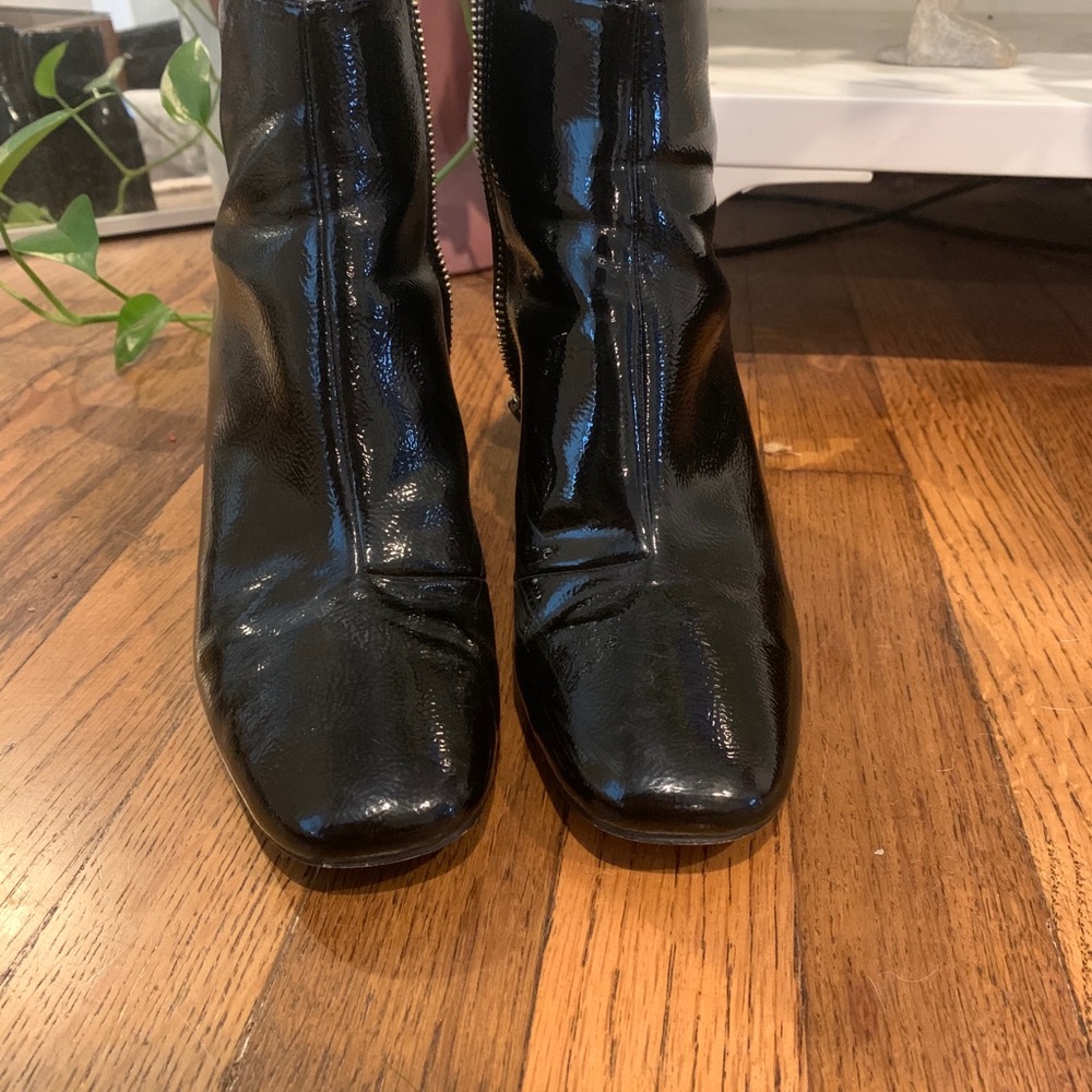 Patent ankle boots - Picture 4 of 4